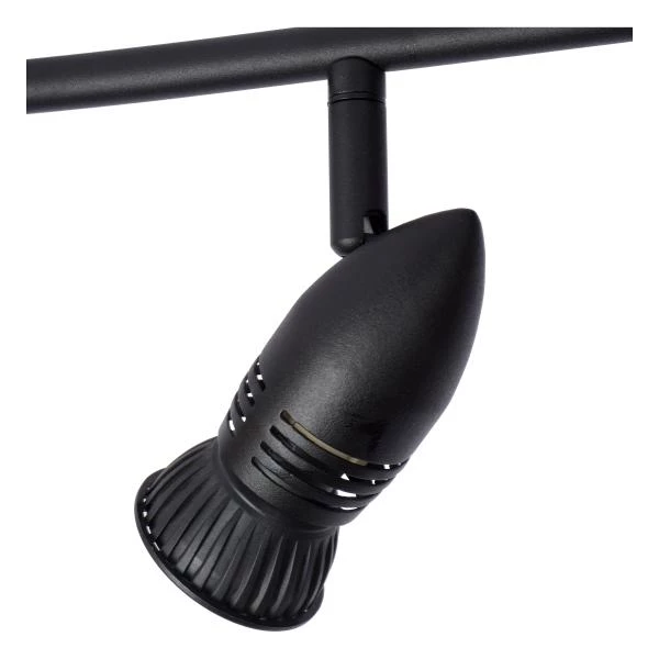 Lucide CARO - Ceiling spotlight - 4xGU10 - Black - detail 2